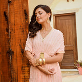 BABY PINK MASHA KAFTAN DRESS