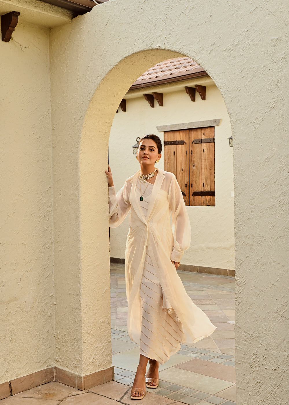 CREAM SAMARA | ORGANZA JACKET
