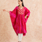 FUCSHIA MIRA KAFTAN TOP & TROUSERS