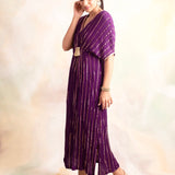 PURPLE MASHA KAFTAN DRESS