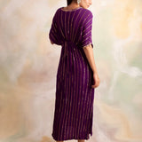 PURPLE MASHA KAFTAN DRESS